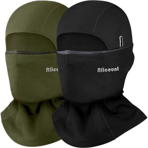 Balaclava Ski Mask for Men Women Thermal Winter Face Mask Dual-Layer Balaclava B